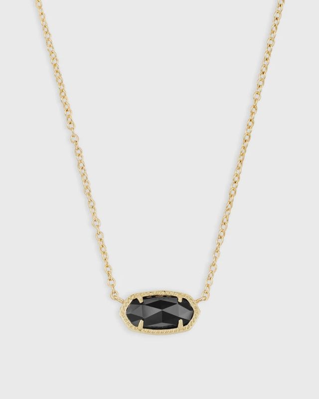 Elisa Necklace-Gold Black