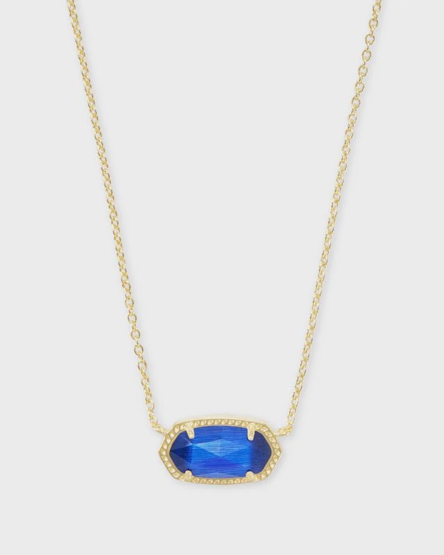 Elisa Necklace Cobalt Cats Eye