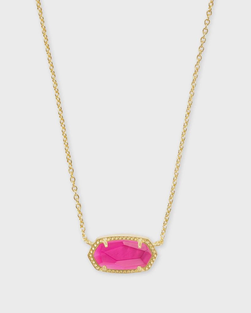 Elisa Necklace-Gold Azalea Illusion