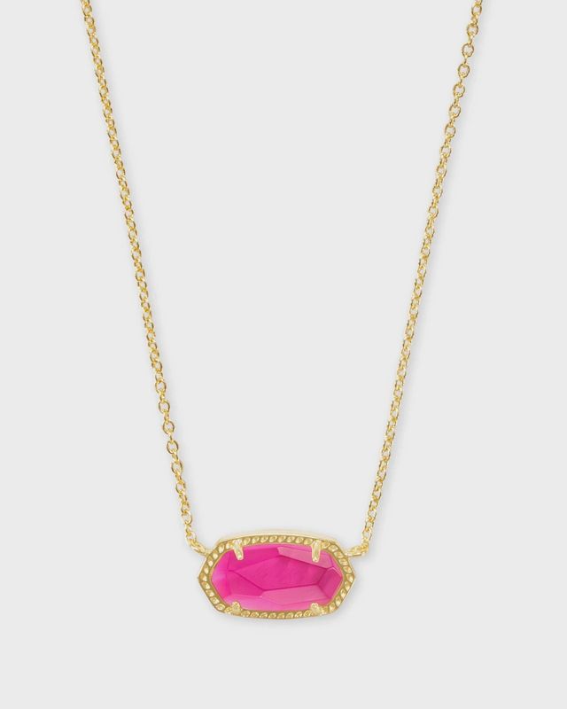 Elisa Necklace-Gold Azalea Illusion