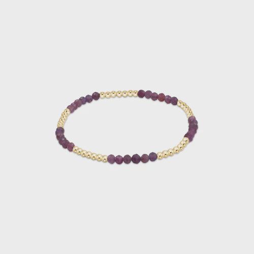 Blissful 2.5mm Bead Bracelet-Ruby