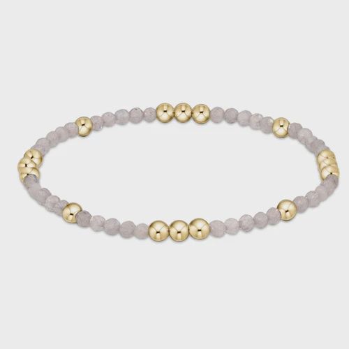 Worthy 3mm Bead Bracelet-Labradorite