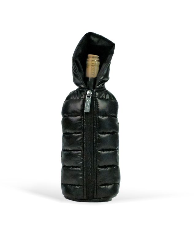 Iridescent Black Wine Parka