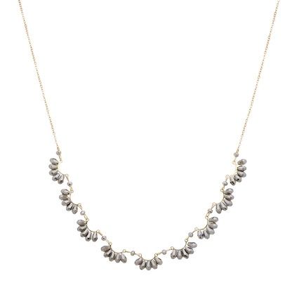 Eagle Hematite Gold Necklace