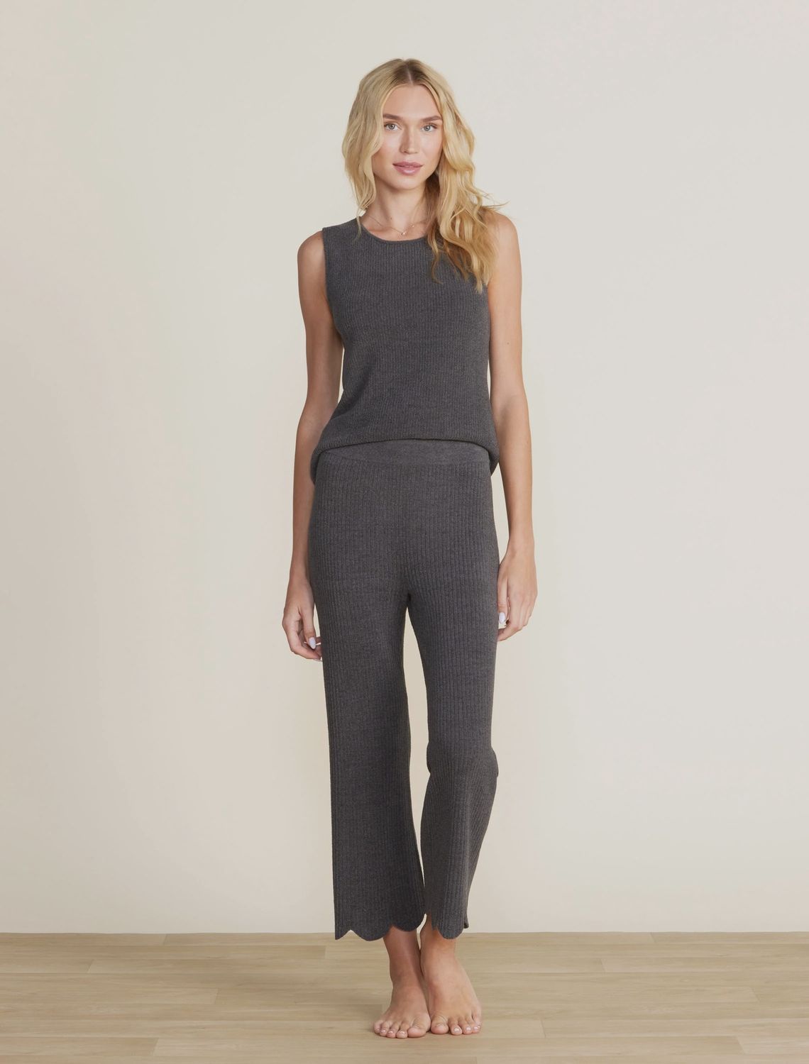 Cozy Chic Ultra Lite Scallop Crop Pant