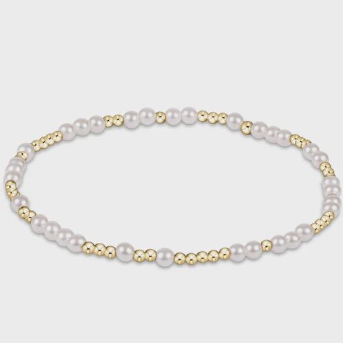 Hope Unwritten 3mm Pearl Bead Bracelet