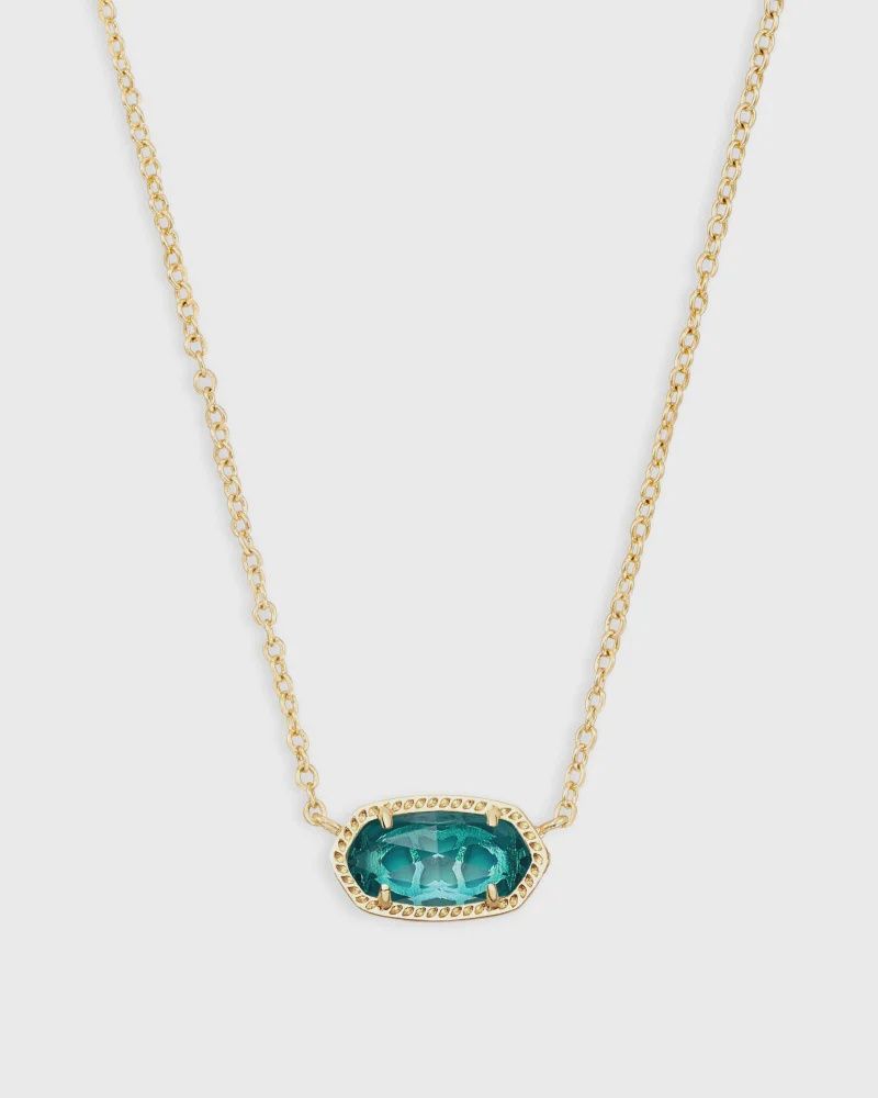Elisa Necklace Gold London Blue