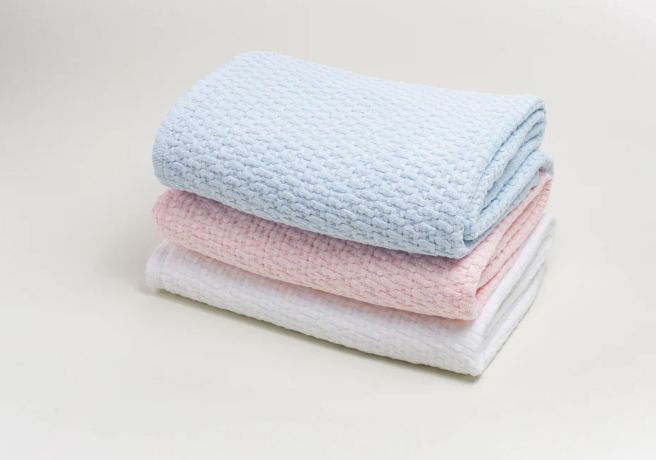 Basket Weave Baby Blanket