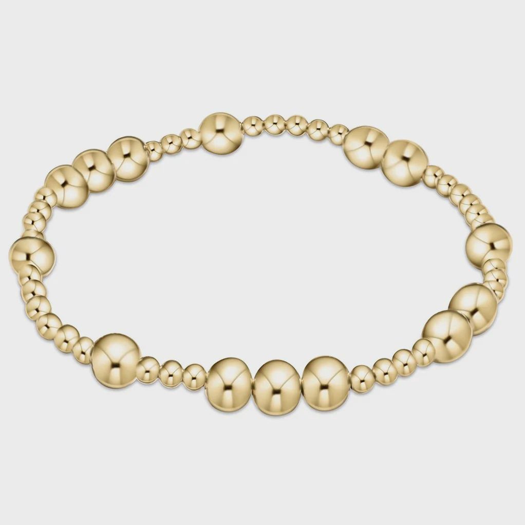 Hope Unwritten 4mm Gold Bead Bracelet