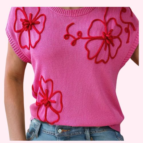 Floral Embroidered Top