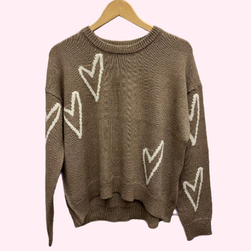 Macchiato Heart Sweater
