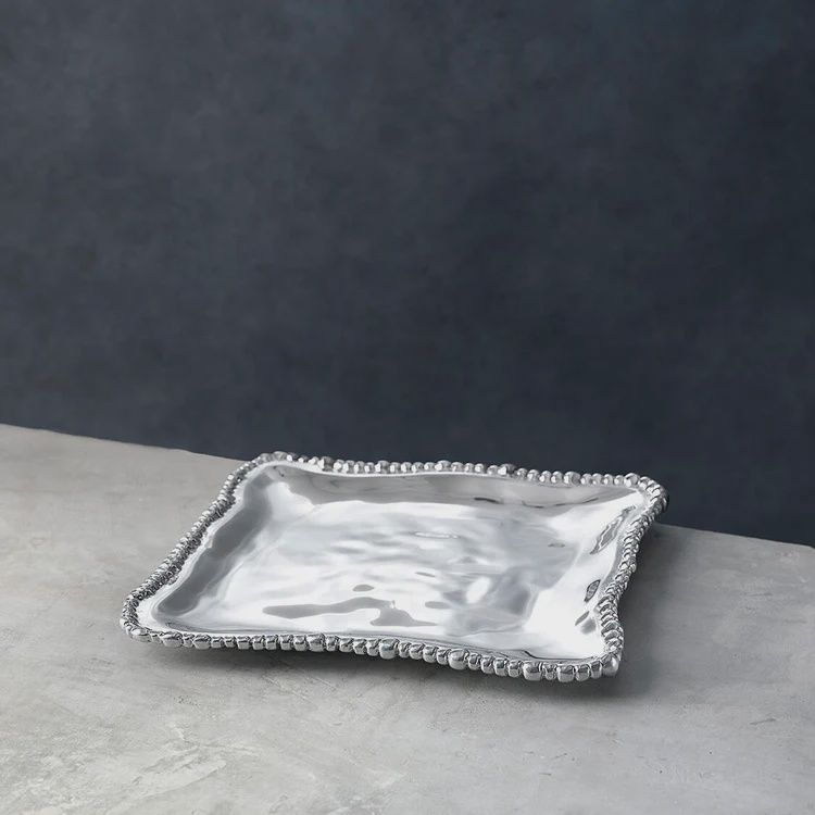 Organic Pearl Nova Small Square Platter-Lee