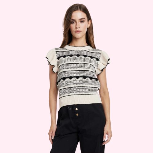 BETHANY BL/CR SWEATER