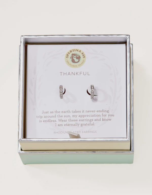 Thankful/Ring Hoop Earrings