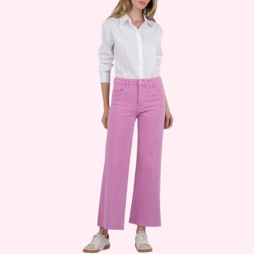 Meg HR FAB Wide Leg-Peony Pink