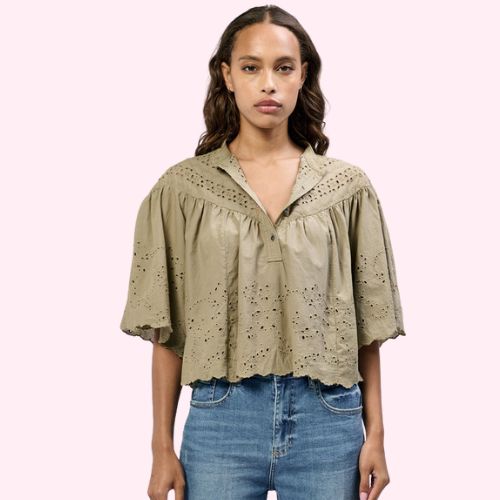 ELODIA OLIVE TOP