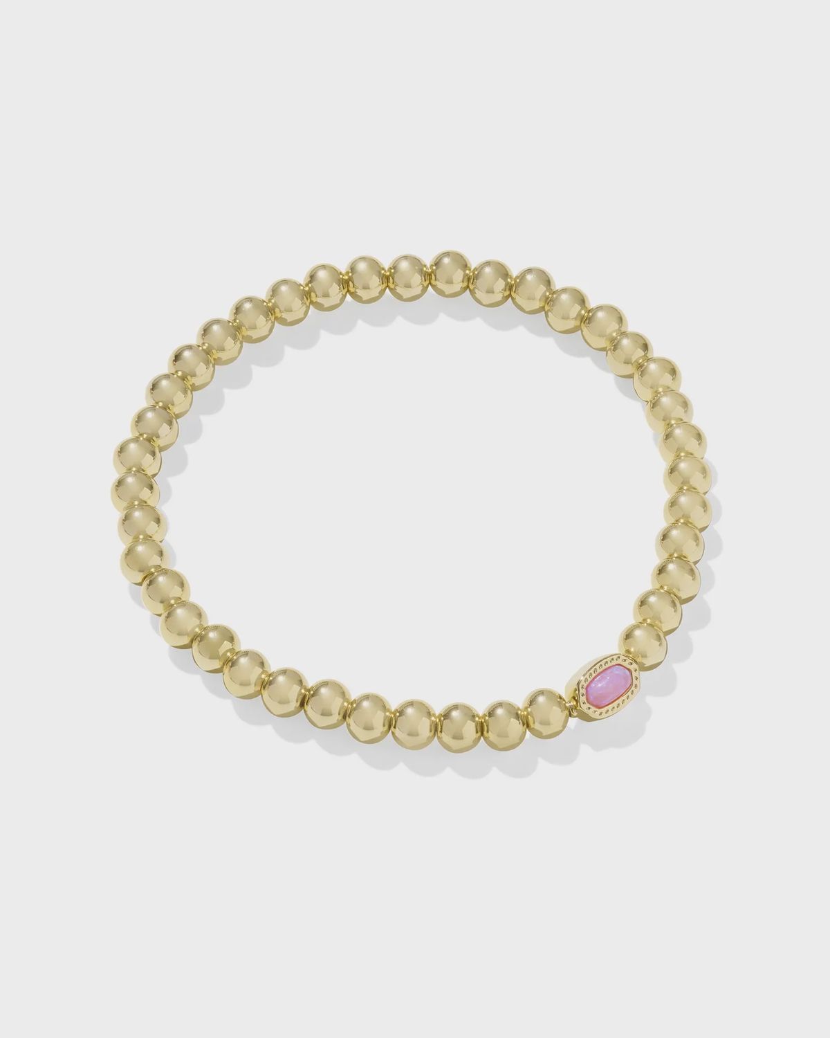 Mini Elaina Stretch Bracelet Carnation Opal