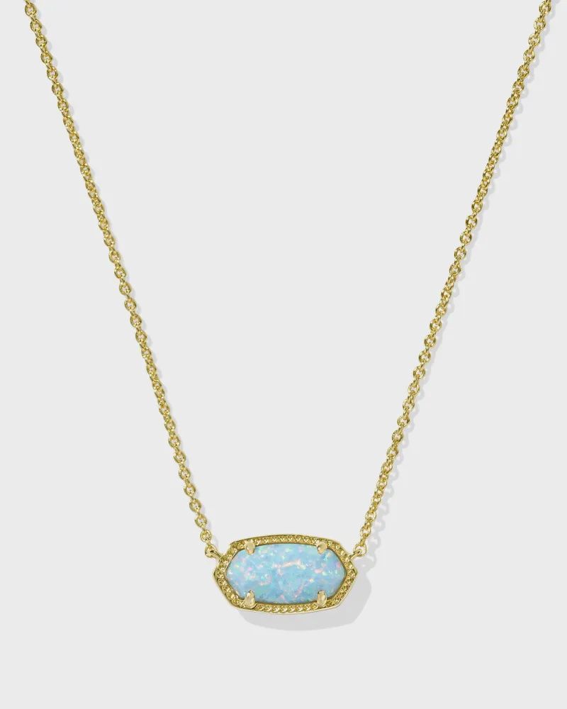 Eliza Necklace-Lt Teal Opal