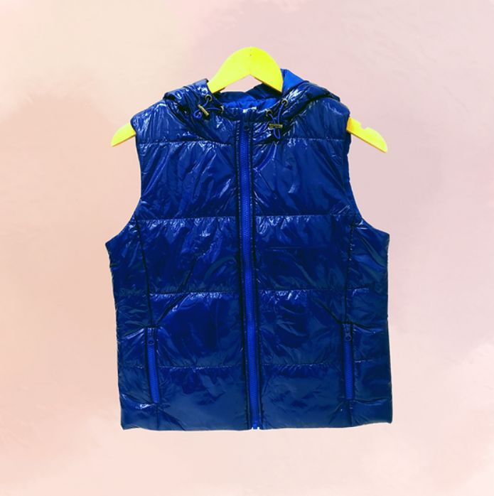 Puffer Vest, Size: XS, Colour: COBALT