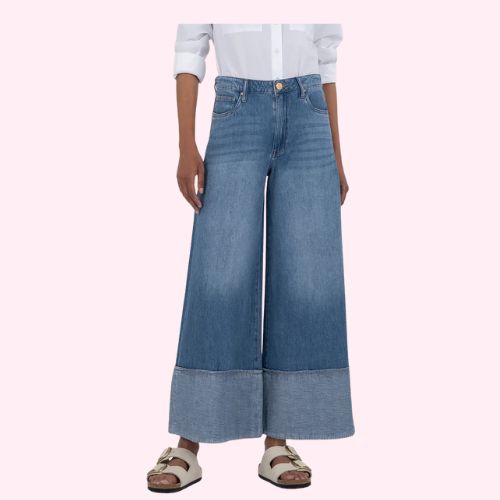 Blake Crop Wide Leg Jean