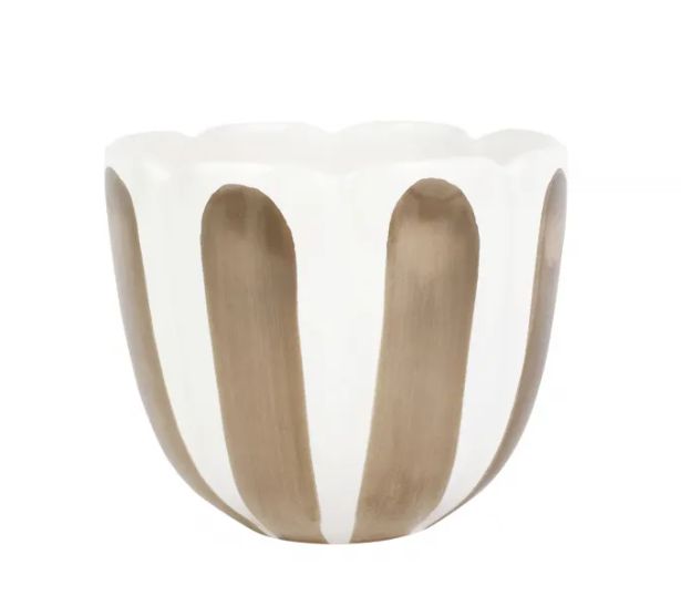 Viva Garden Tan Lg Tulip Cachepot-Sims