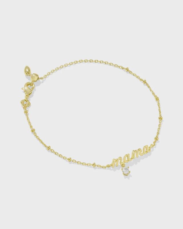 Mama Crystal Gold Bracelet