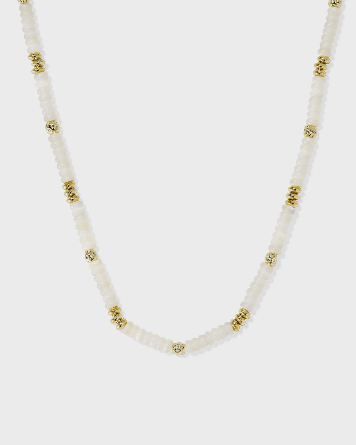 Deliah Gold Necklace-Ivory MOP