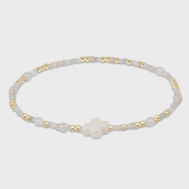 Call Me On My Shellphone Hope Unwritten Signature Cross Bracelet