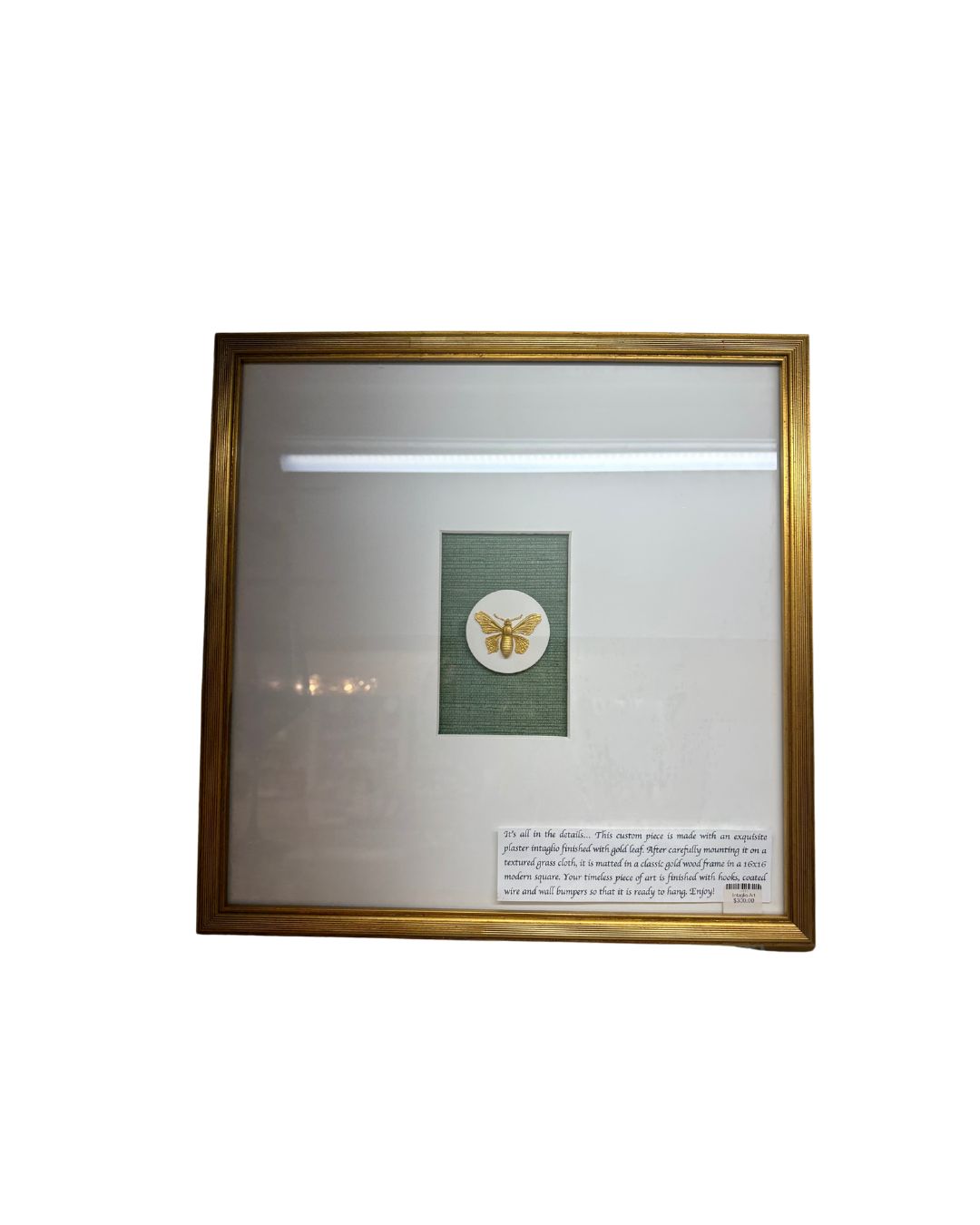 Intaglio Art-Green-Sims