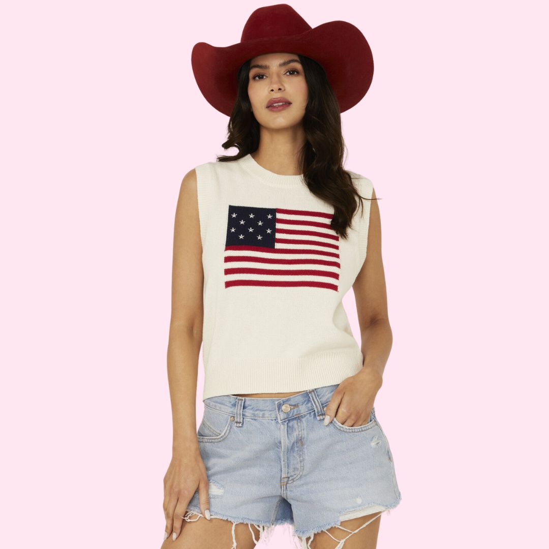 American Dream Flag Sweater
