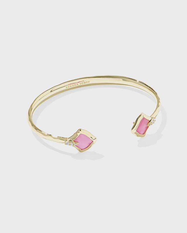 Joelle Cuff Bracelet-Gold Azalea Illusion