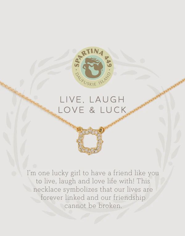 Luck/Quatrefoil SLV 18&quot; Necklace