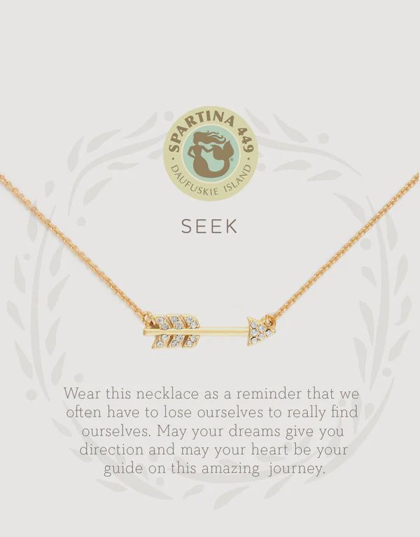 Seek/Arrow SLV 18&quot; Necklace