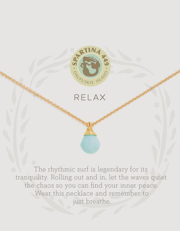 Relax/Water Drop SLV 18&quot; Necklace