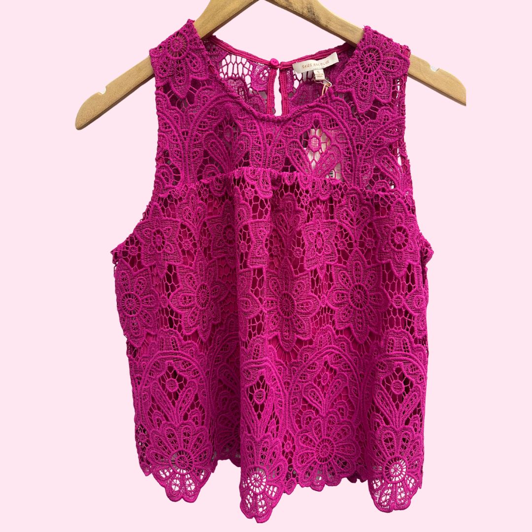 Pink Lace Top