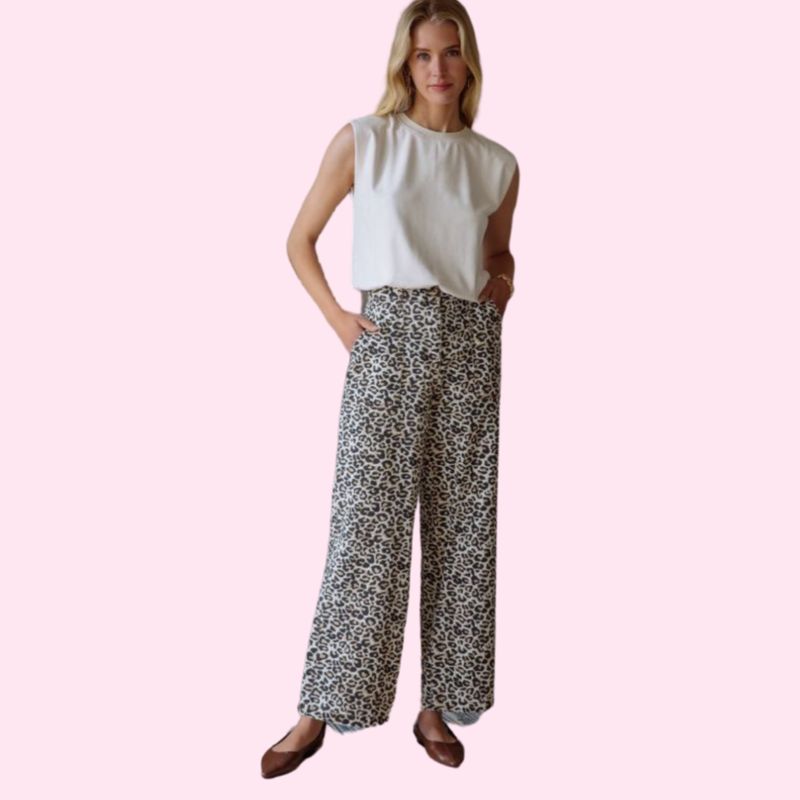 Leopard Print Pant