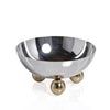 Polished Nickel Condiment Bowl-Pritchard