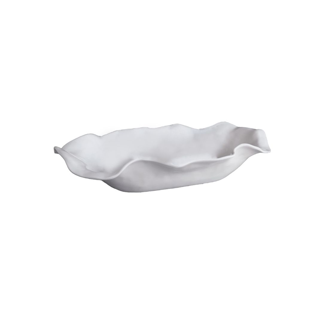 Vida Havana XL White Oval Centerpiece-Pritchard