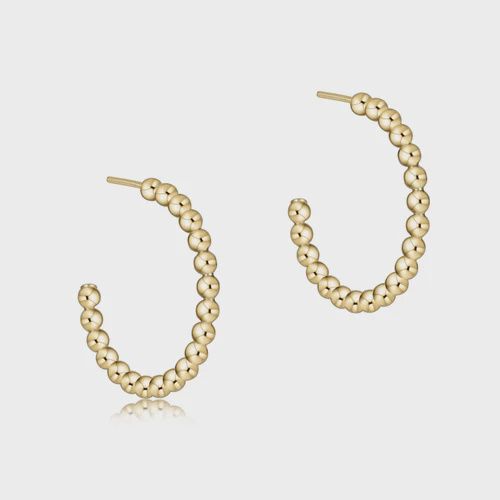 Beaded Classic Hoop-2mm