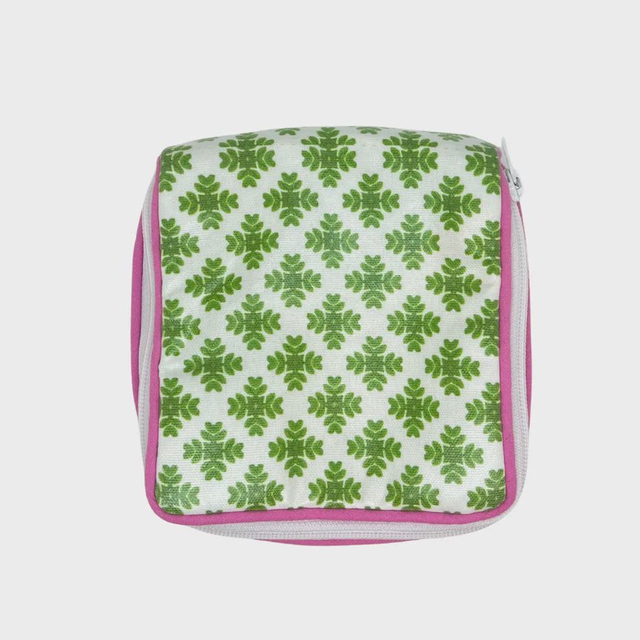 Brushstrokes Green Jewelry Case