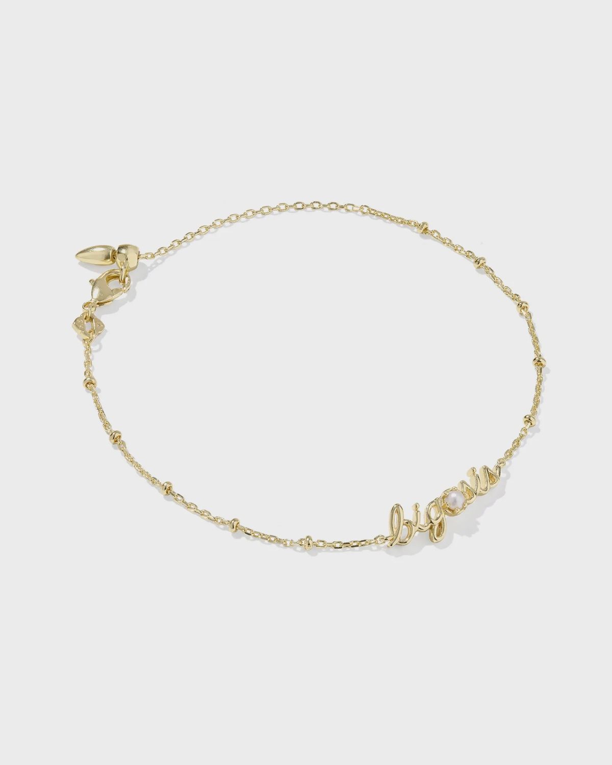 Big Sis Gold Bracelet-Freshwater Cultured Pearl