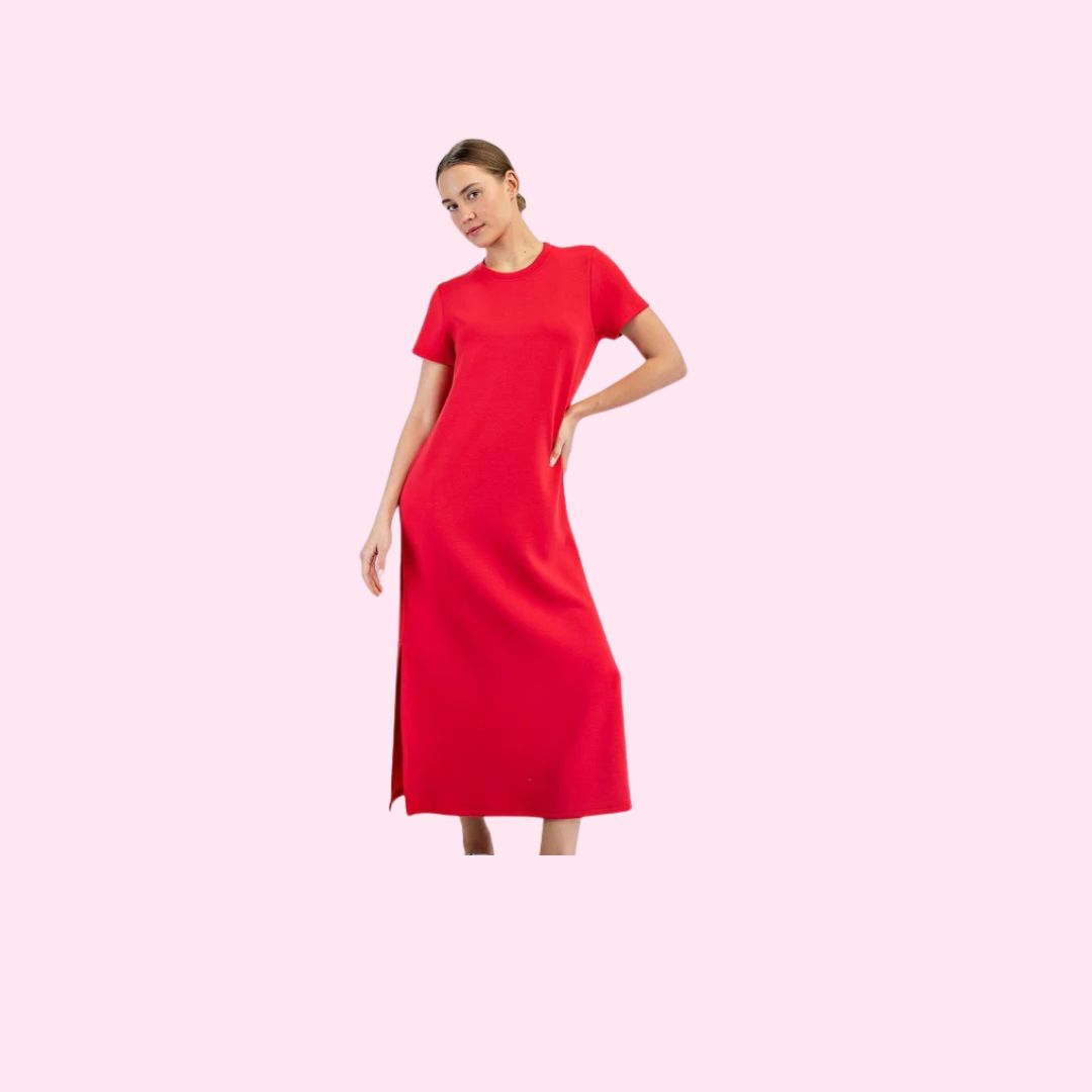 MODAL MAXI DRESS RED