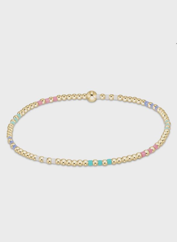 Hot Mess Hope Joy Pattern Bead Bracelet