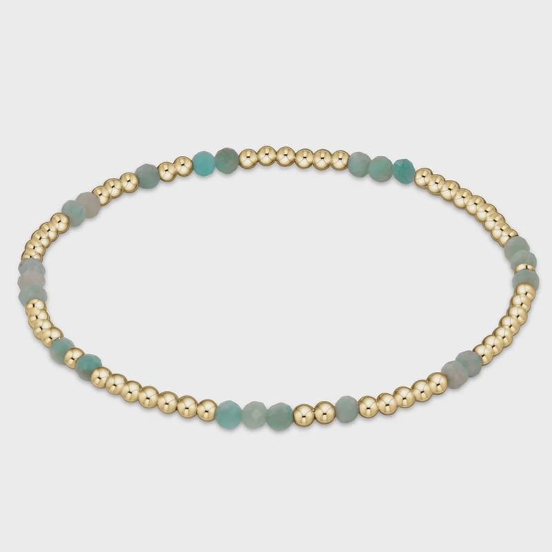 Amazonite Hope Unwritten Gemstone  Bracelet