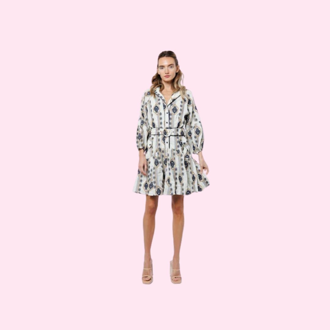 Ciebon Embroidered Mini Dress