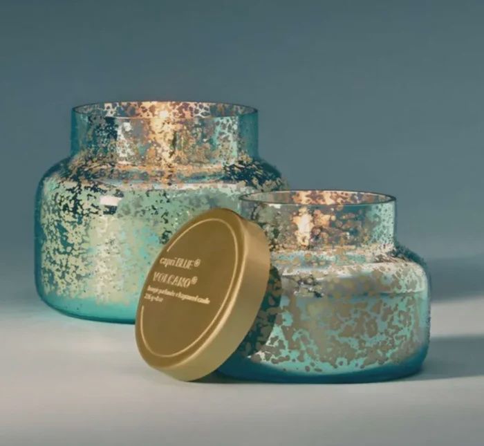 Capri Blue  Aqua Opaline Sig Candle-Volcano-Biggerstaff