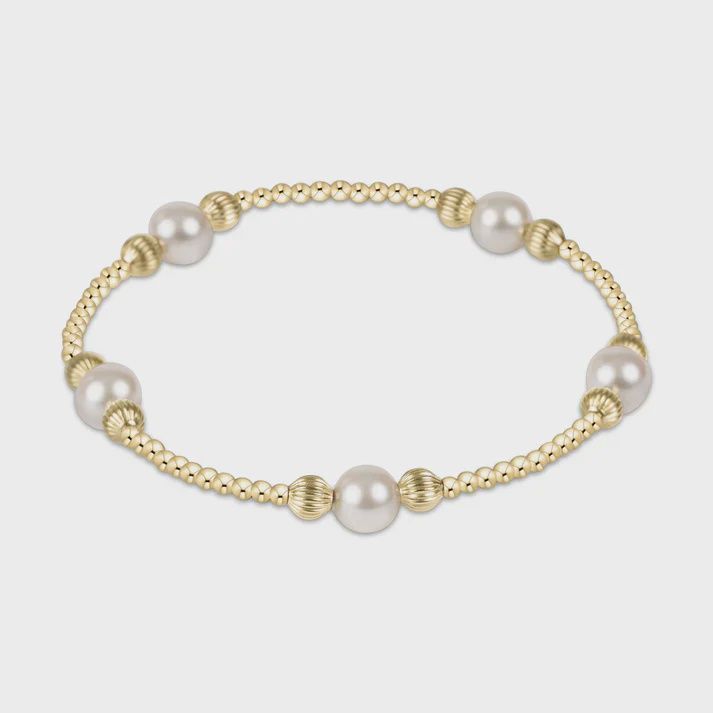 Purpose Pearl 6mm Bead Bracelet-Dignity