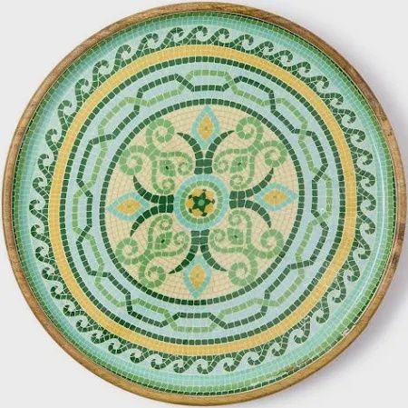 Garden View Round Tray-Lg-Lee