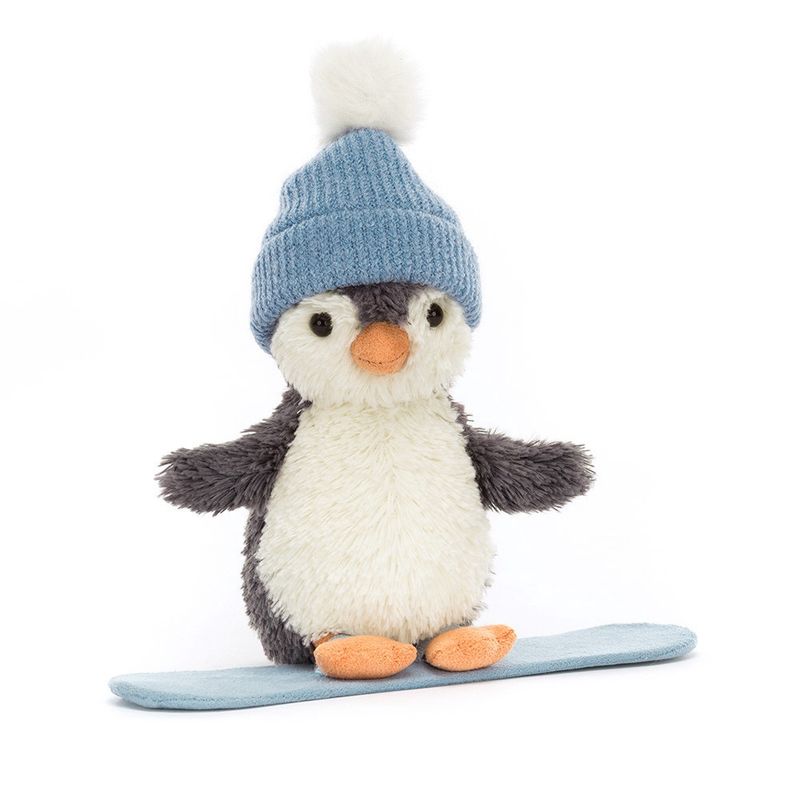 Peanut Penguin Snowboarding-Small