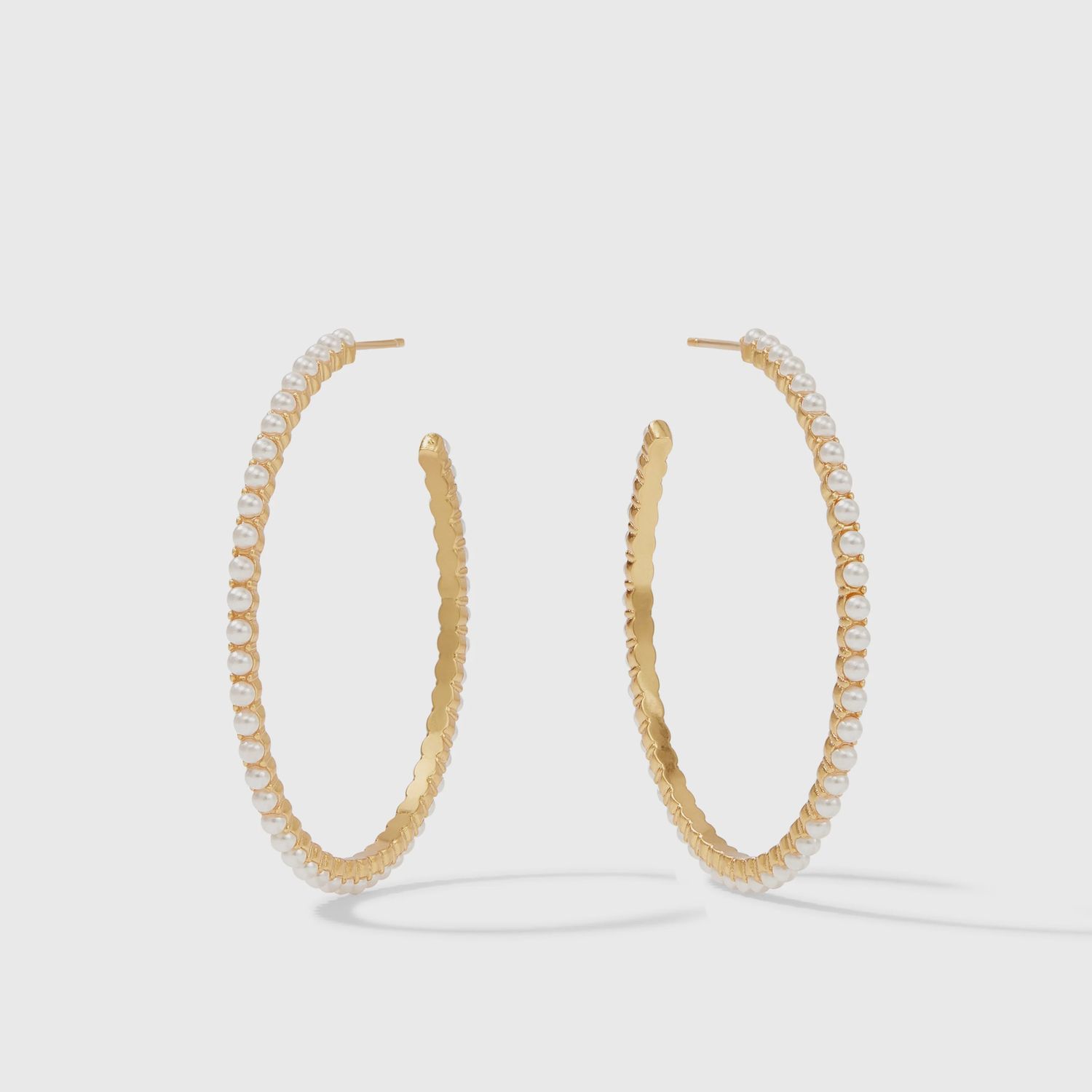 Juliet Hoop-Pearl-L